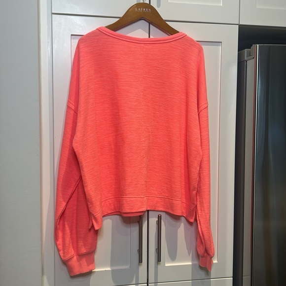 Aerie Endless Summer Crew Pink Oversized Sweatshirt Loungewear Size M - Picture 5 of 17